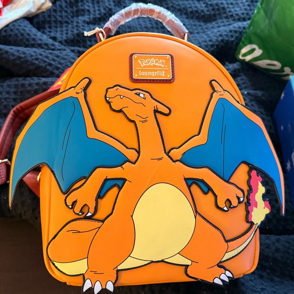 Loungefly Orange and Brown Mini Bag